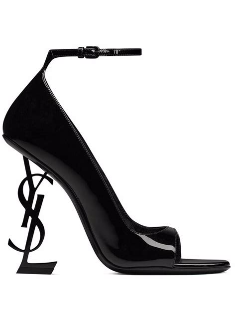 ysl open toe heels|ysl heels price.